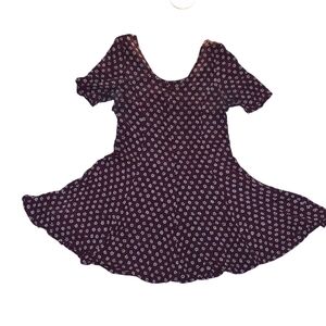 Vintage Floral Patterned Dress